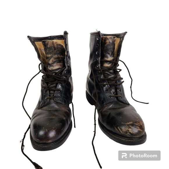 Shoes Vintage 8s Cove Shoe Company Mens Steel Toe Goodyear Sole